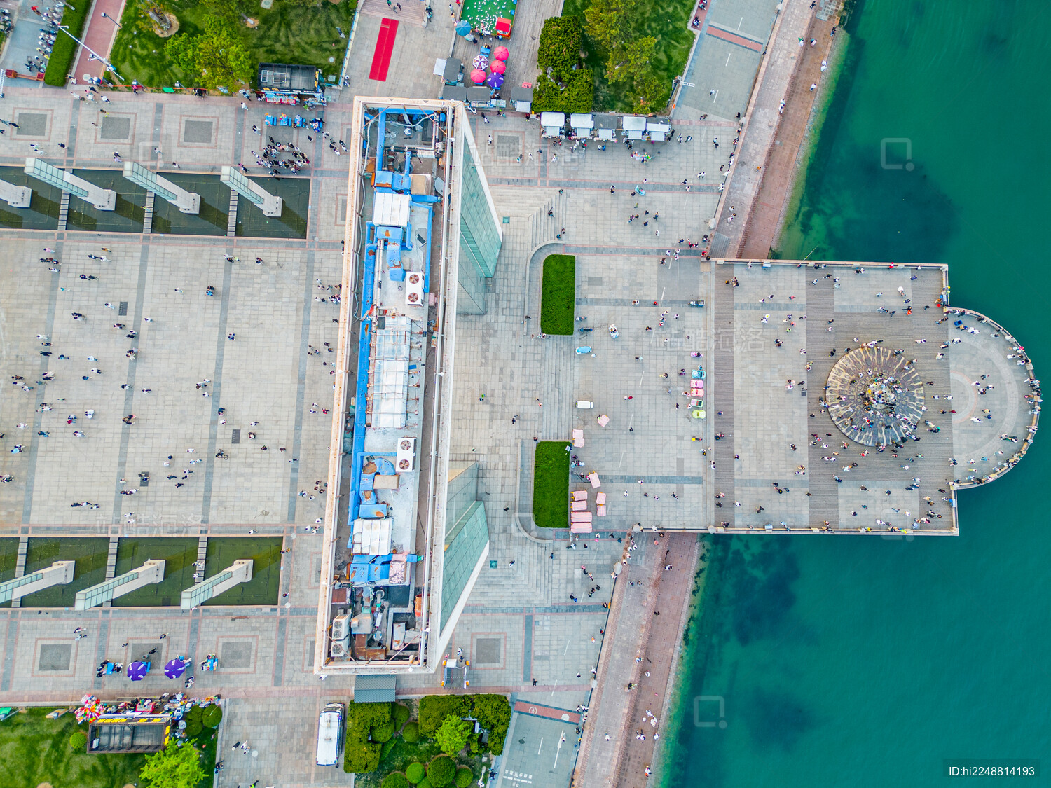 山东威海地标旅游景点航拍