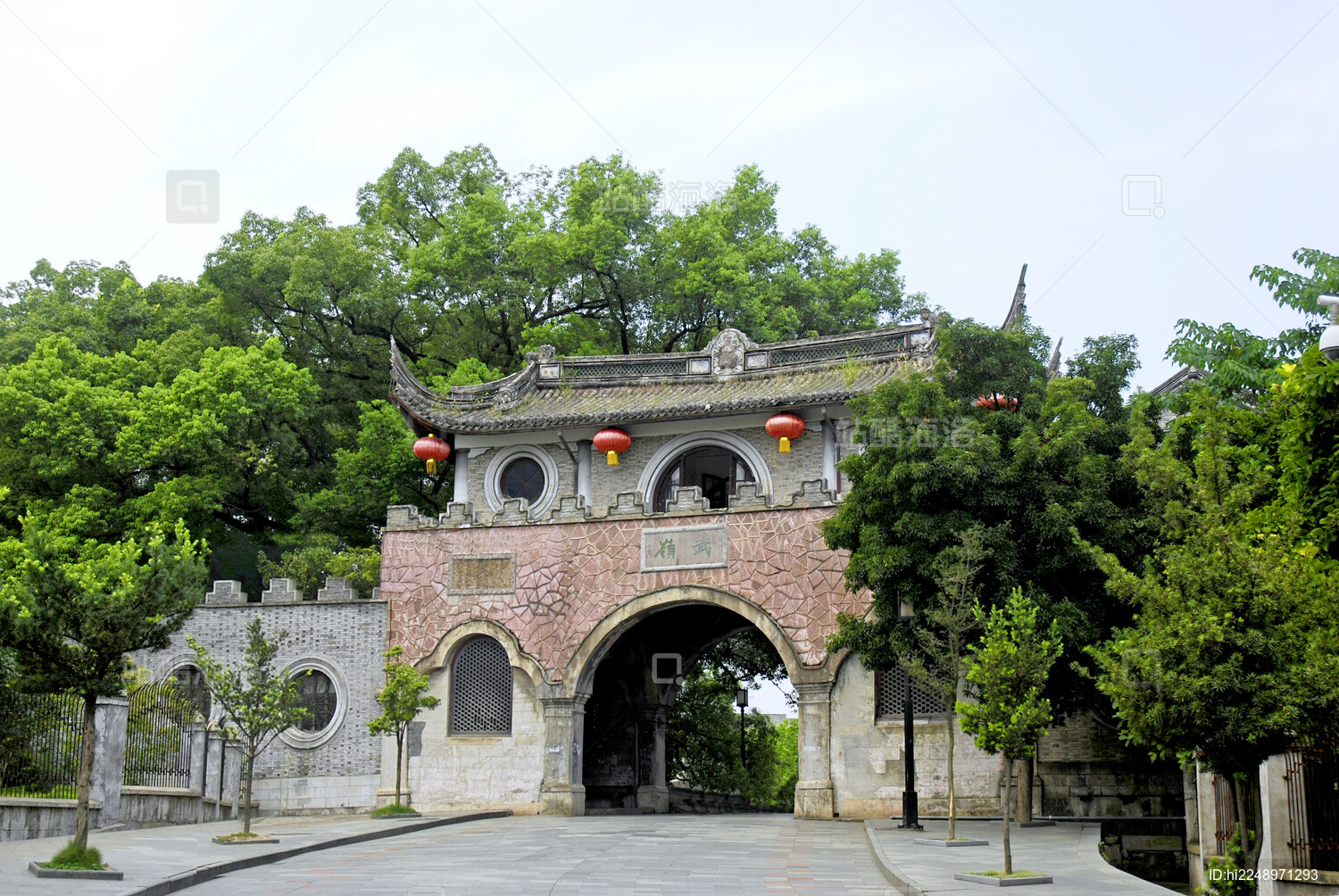 浙江奉化溪口镇蒋氏故居景区武岭门城门