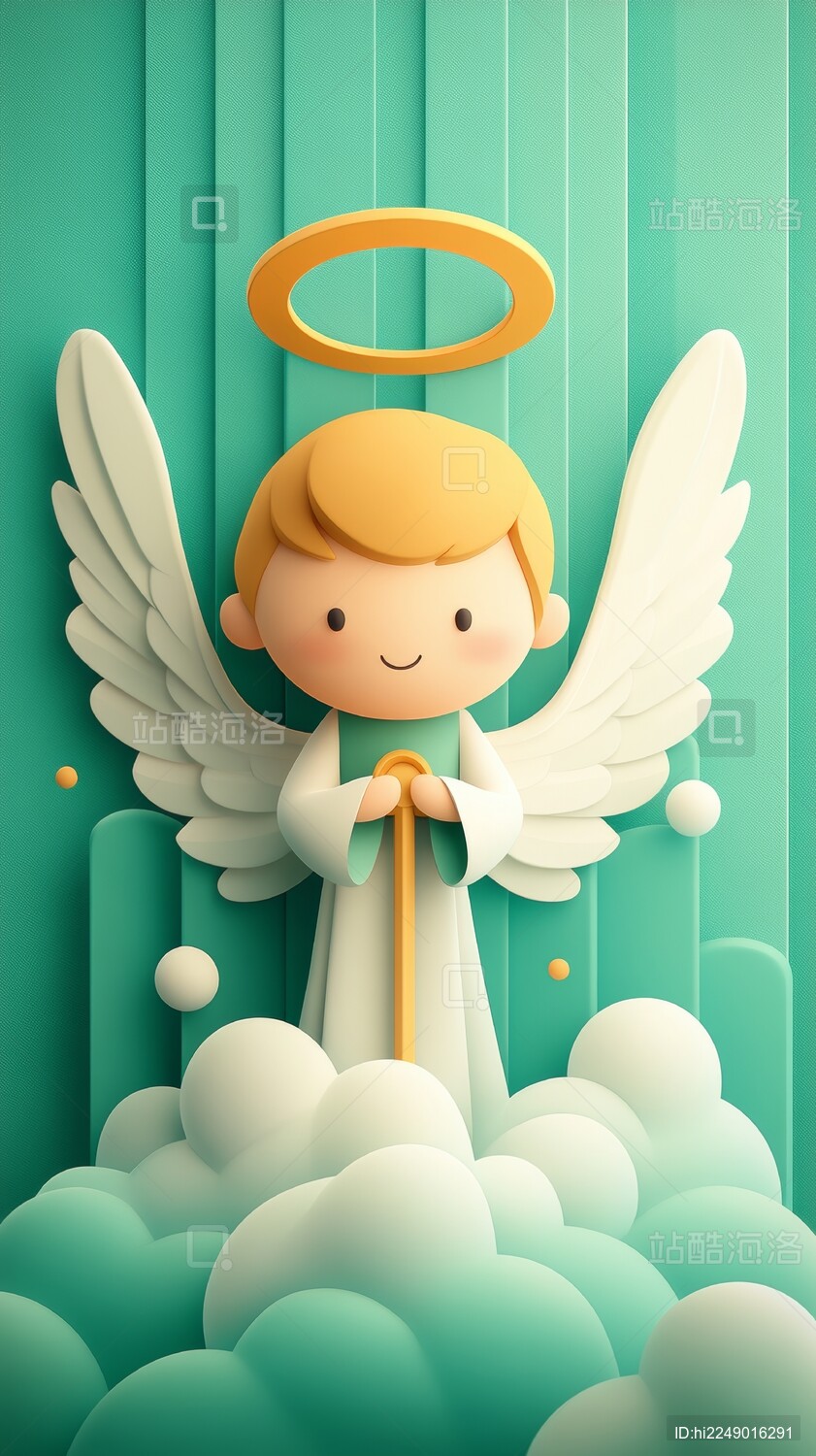 卡通风格的小天使