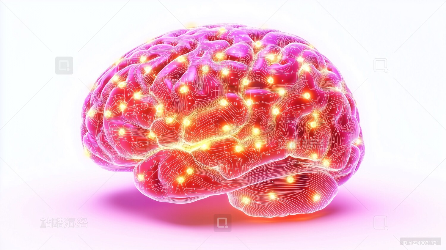 未来感数据传输数据流神经网络引擎概念图