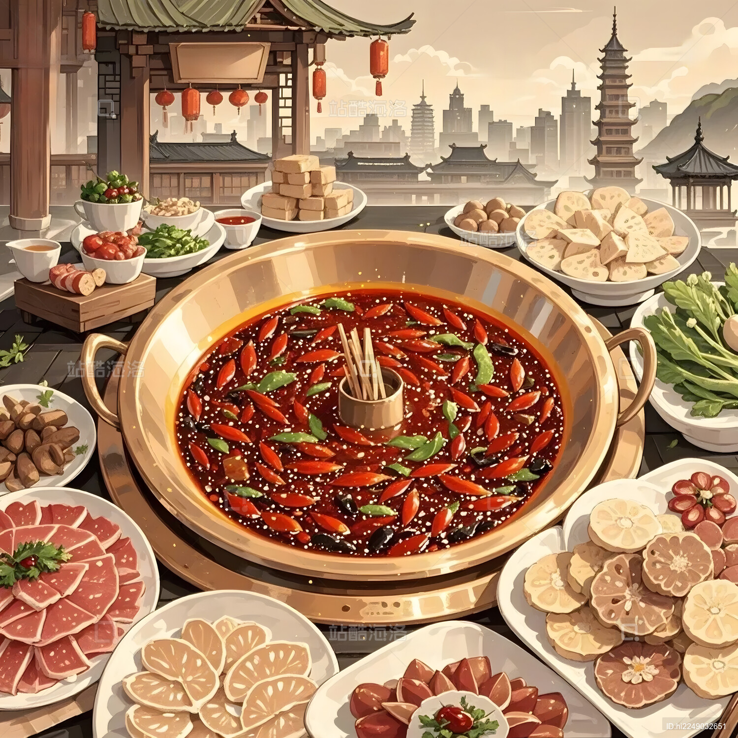 重庆火锅素材