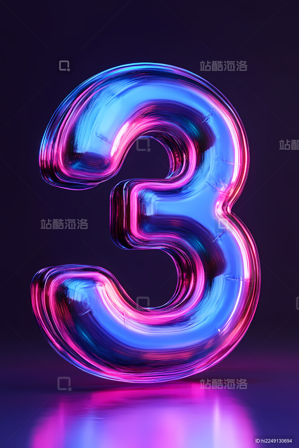 3d立体倒计时数字