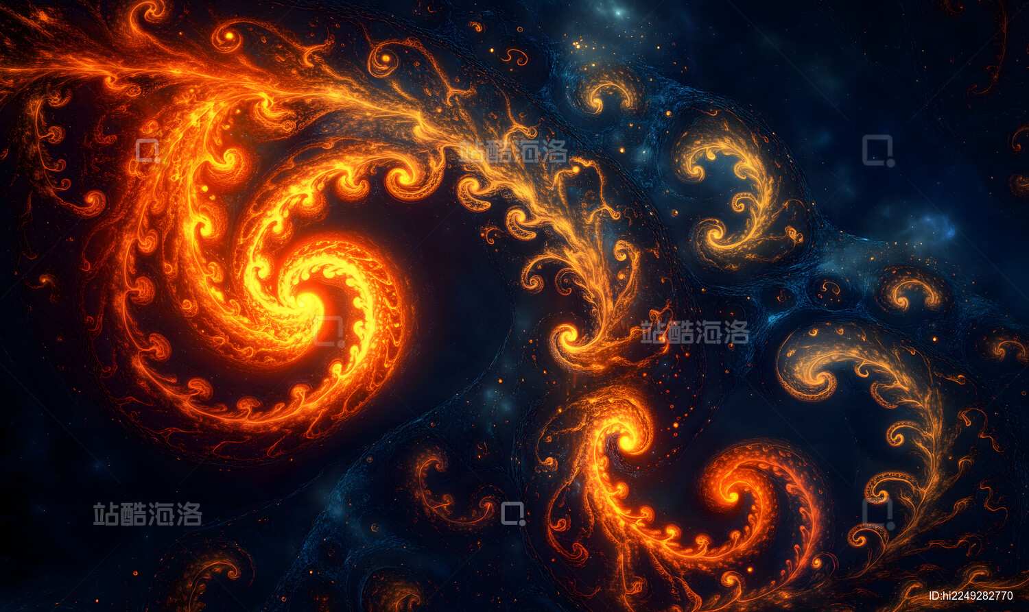 彩色抽象艺术的电商海报背景