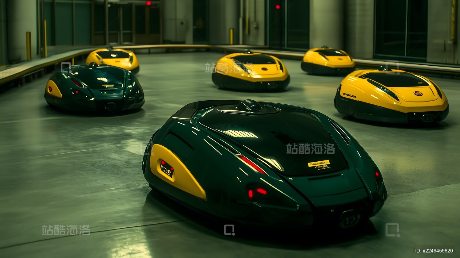 未来派自动驾驶送货机器人车队