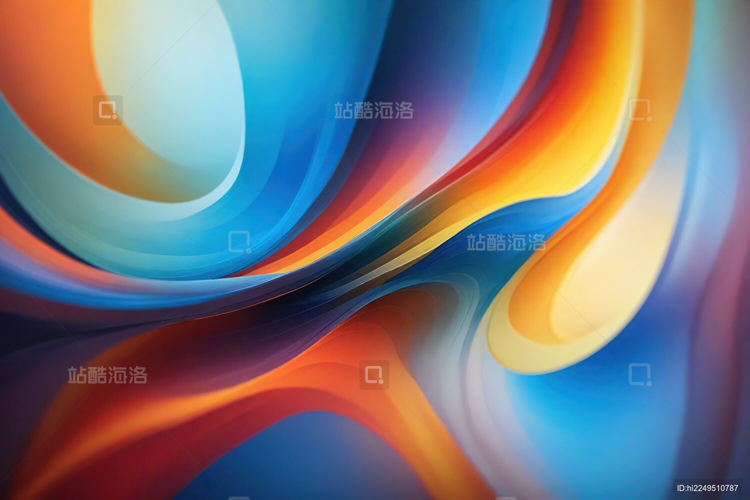 流动的色彩主题