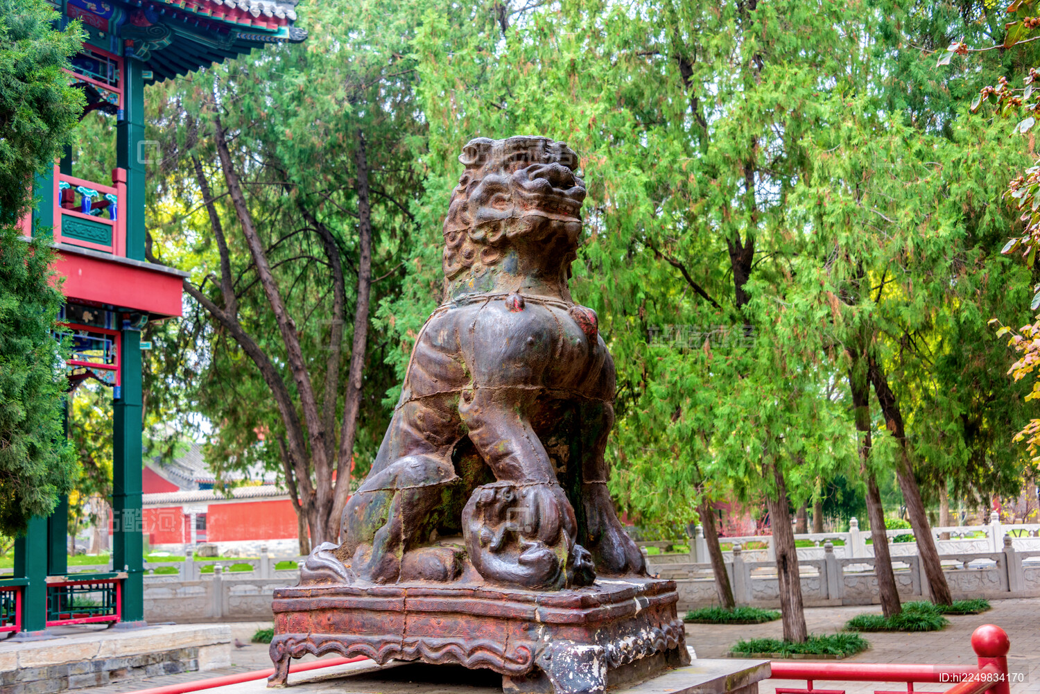 中国河北保定古莲花池风光