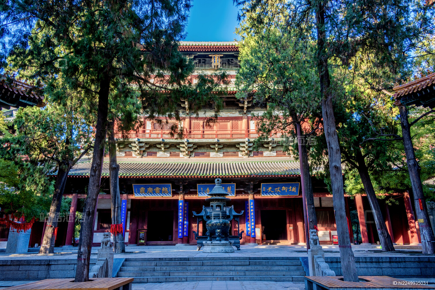 中国河北石家庄正定古城隆兴寺大悲阁