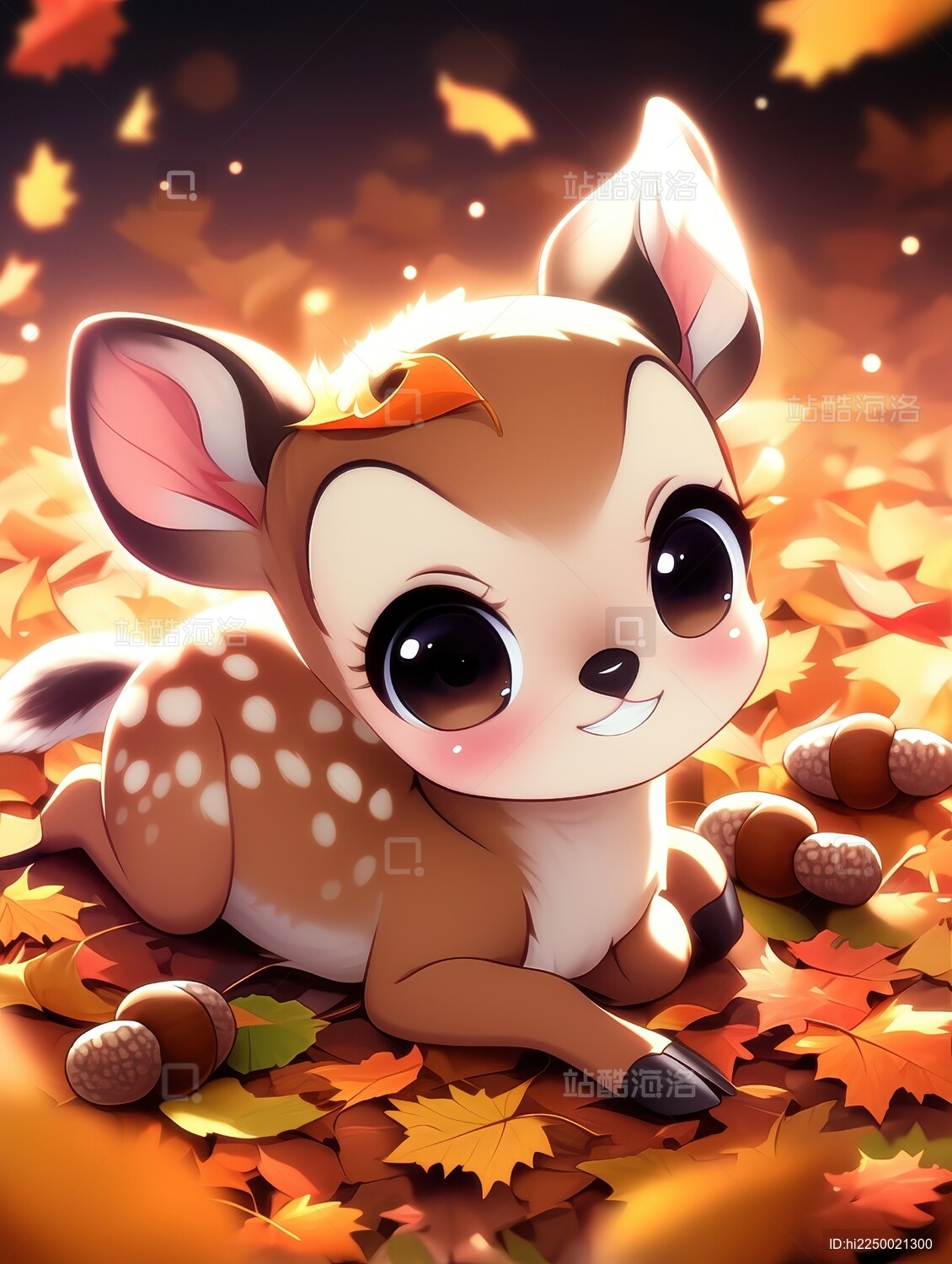 秋日小鹿的温柔