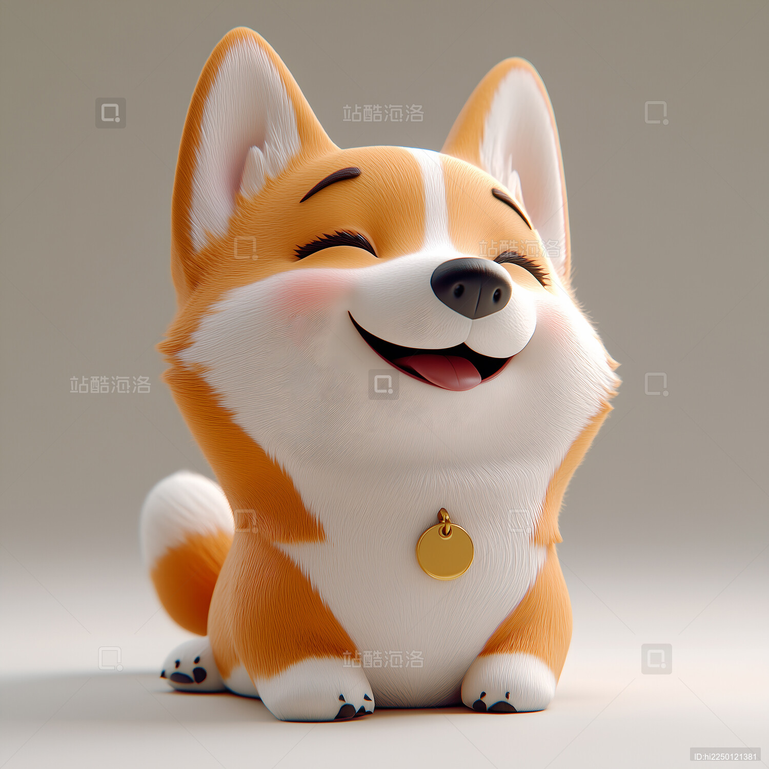 3d小狗玩偶