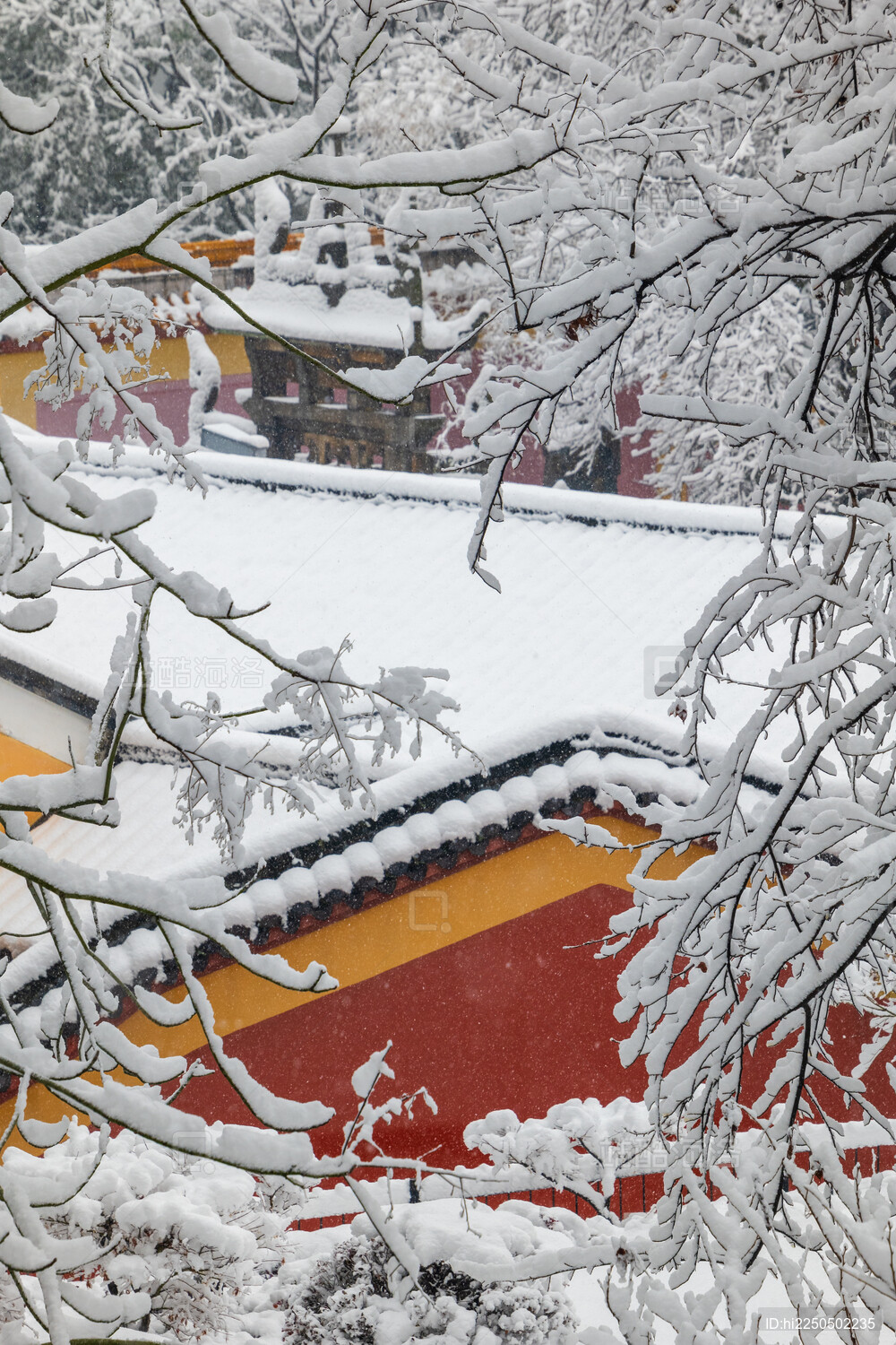 长沙岳麓书院雪景