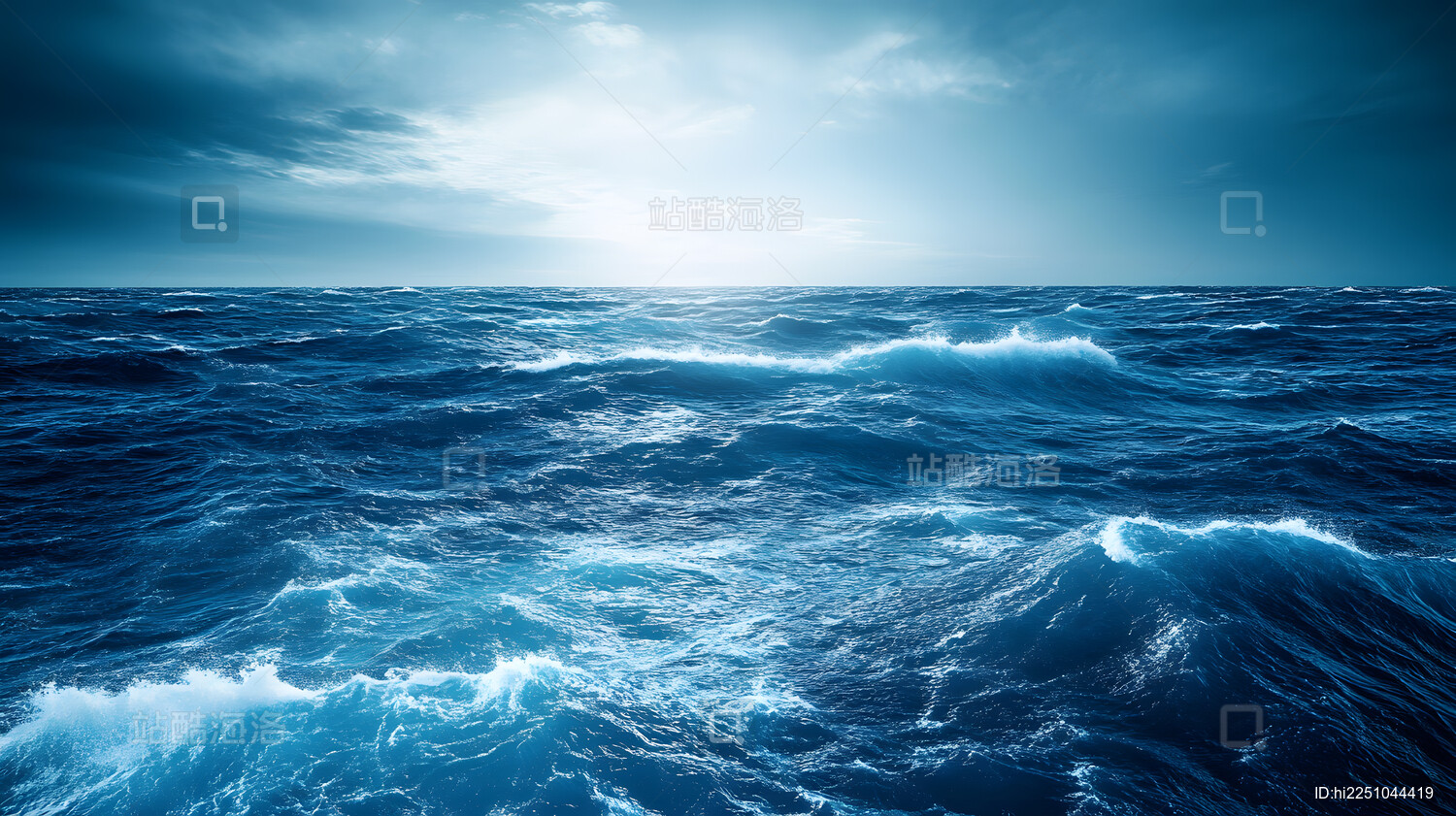 汹涌澎湃的大海波涛汹涌
