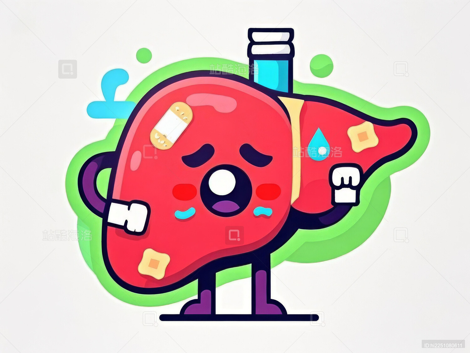 受伤肝脏表情包