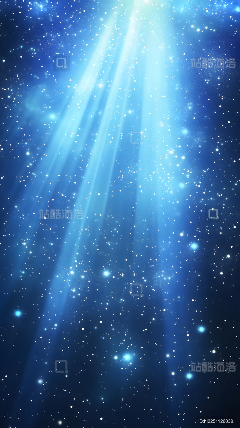 璀璨星河梦幻光束背景图