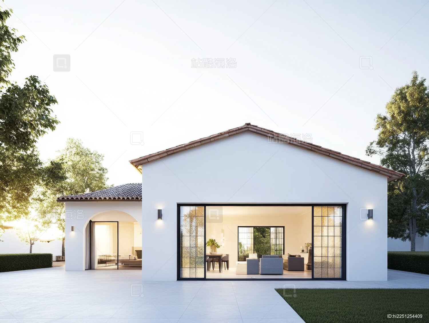 现代简约风格的住宅外观