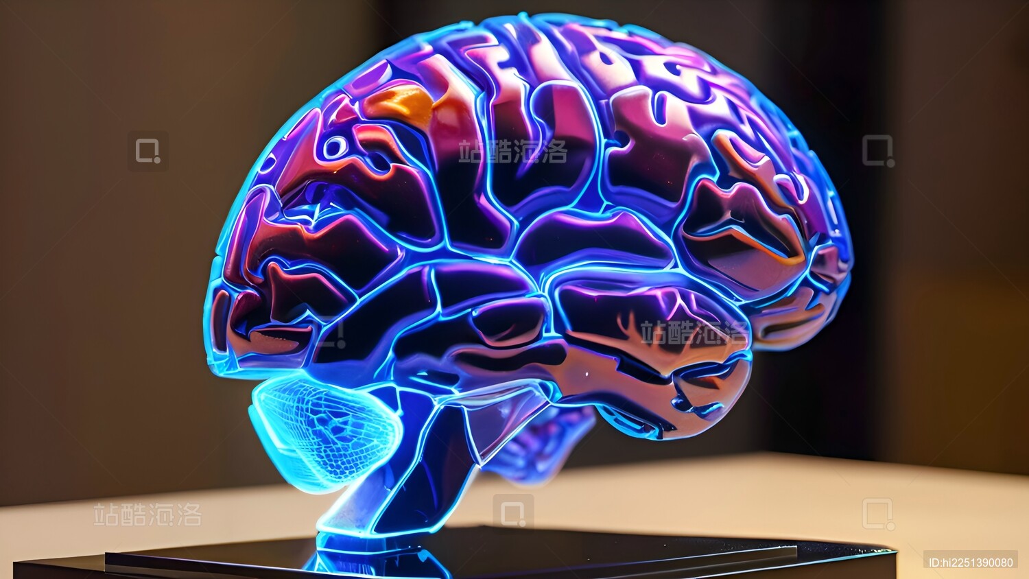 生物医学全息人体大脑模型
