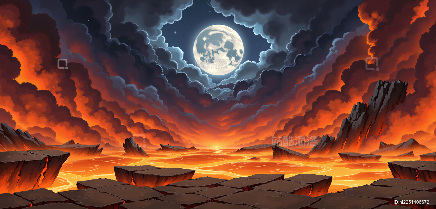 2D游戏战斗空背景