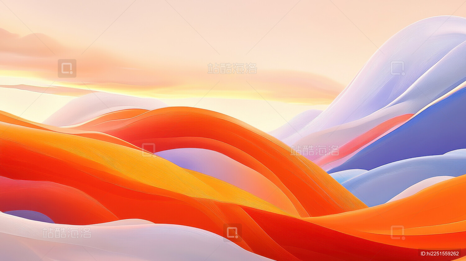 色彩斑斓的抽象艺术