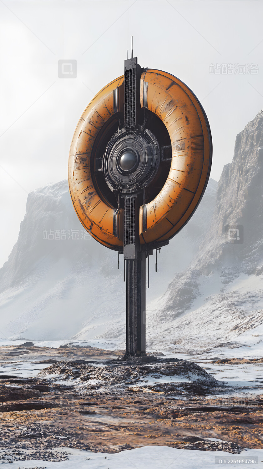 荒凉星球上的奇特装置