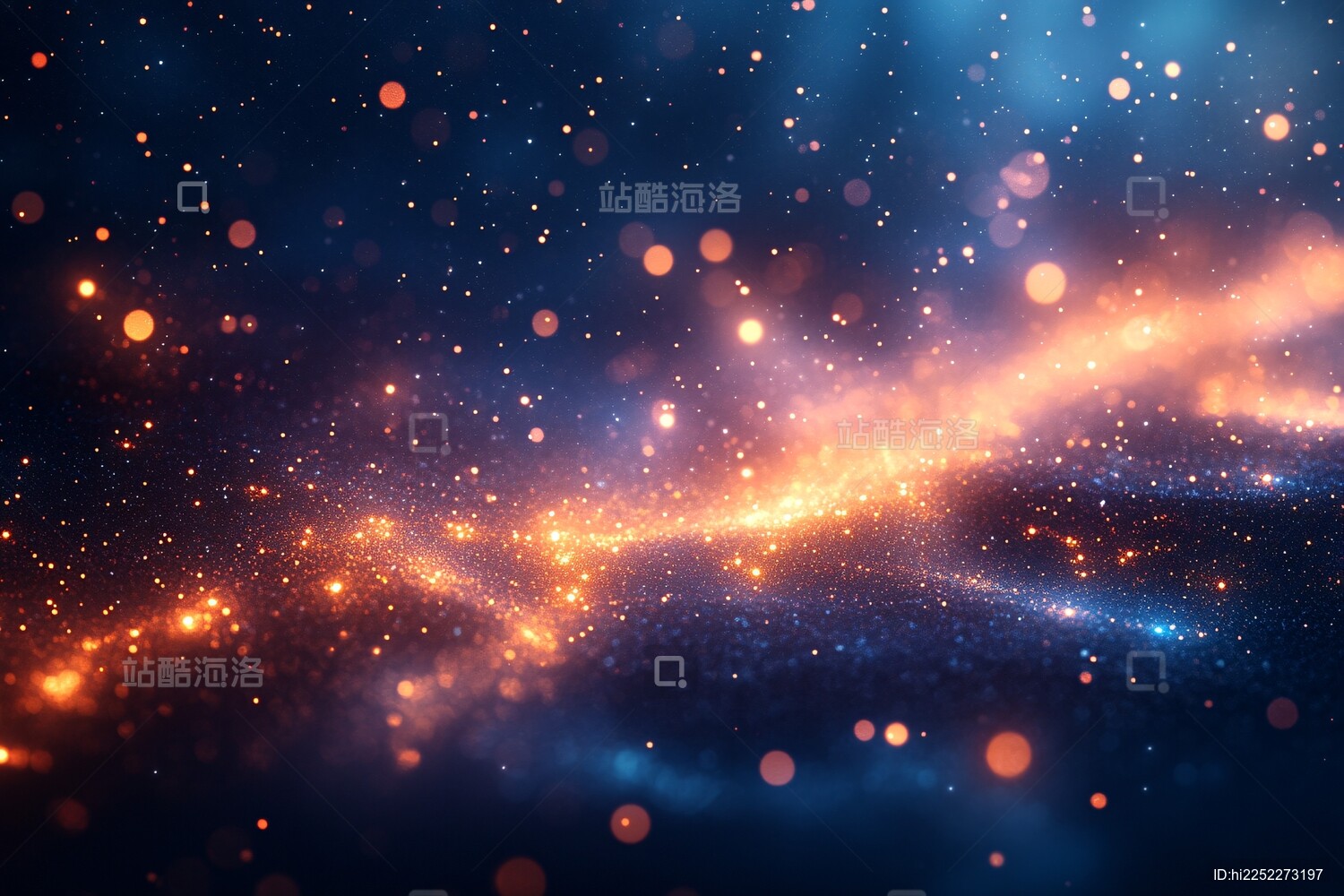 星光点点深蓝夜