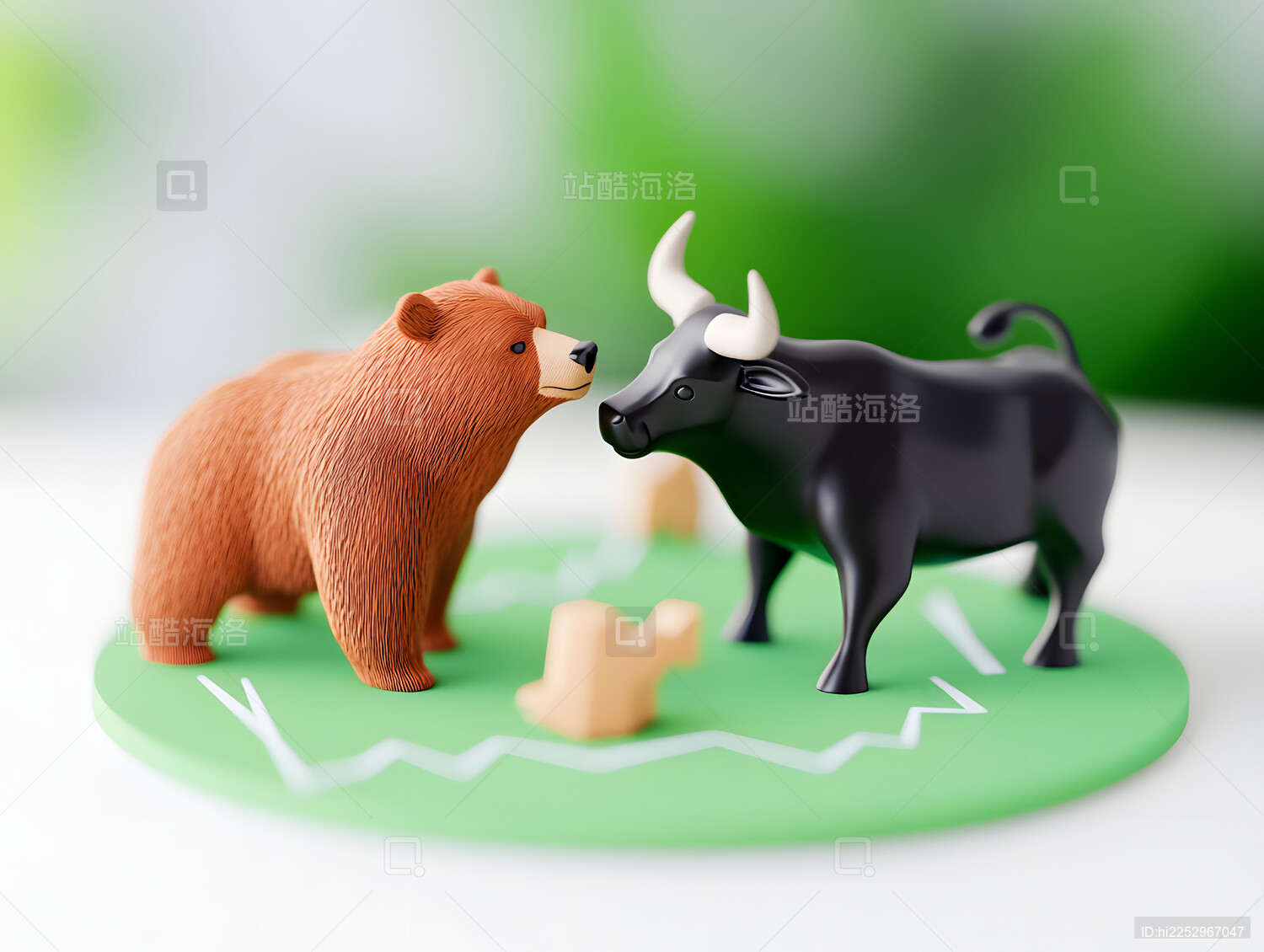 金融股票市场的牛熊概念插图