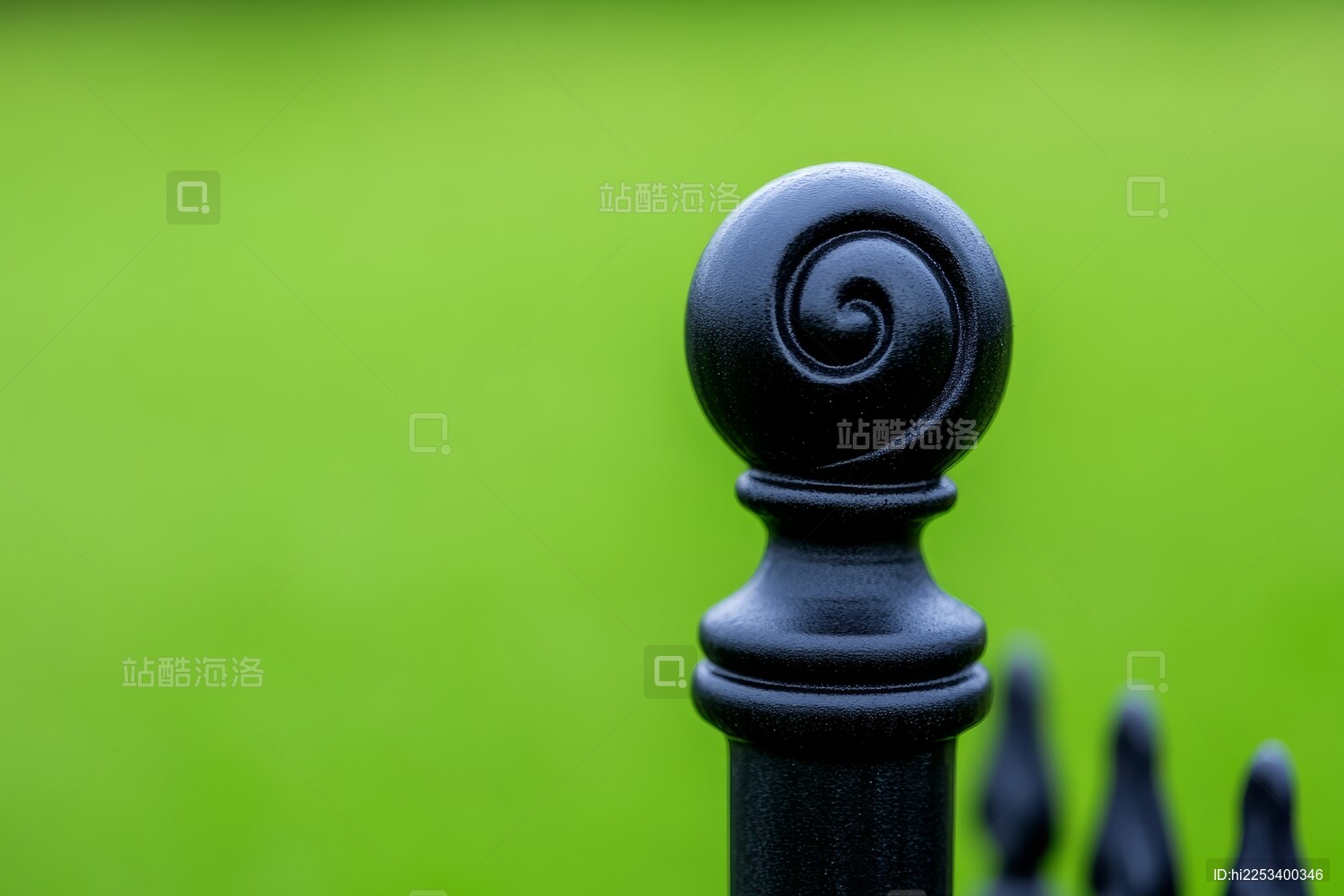 黑色铁艺护栏装饰