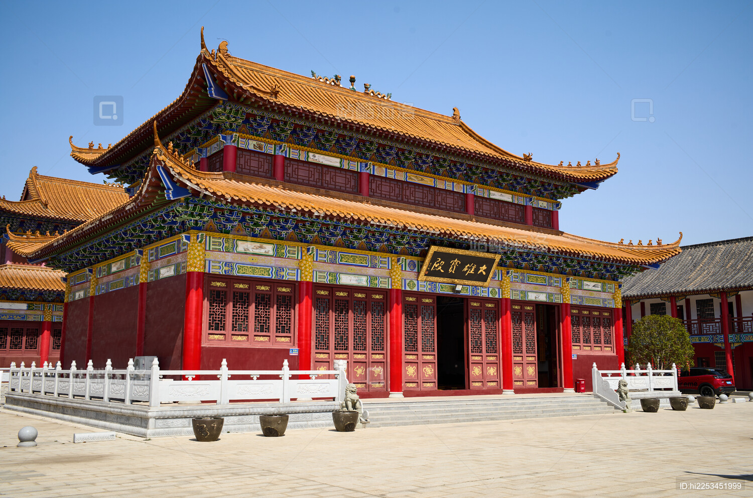 武汉新洲区药王寺大雄宝殿