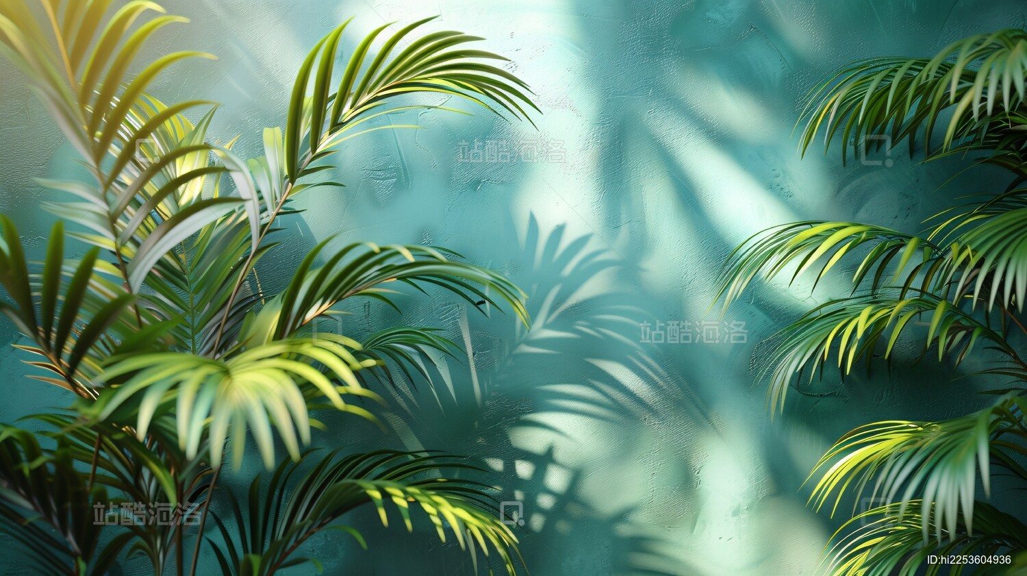 手影 palm leaf shadow