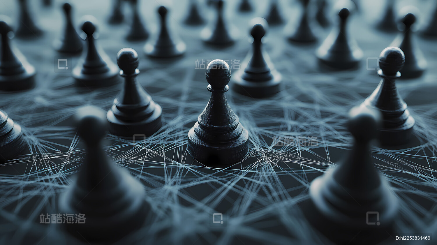 黑白棋子与网格