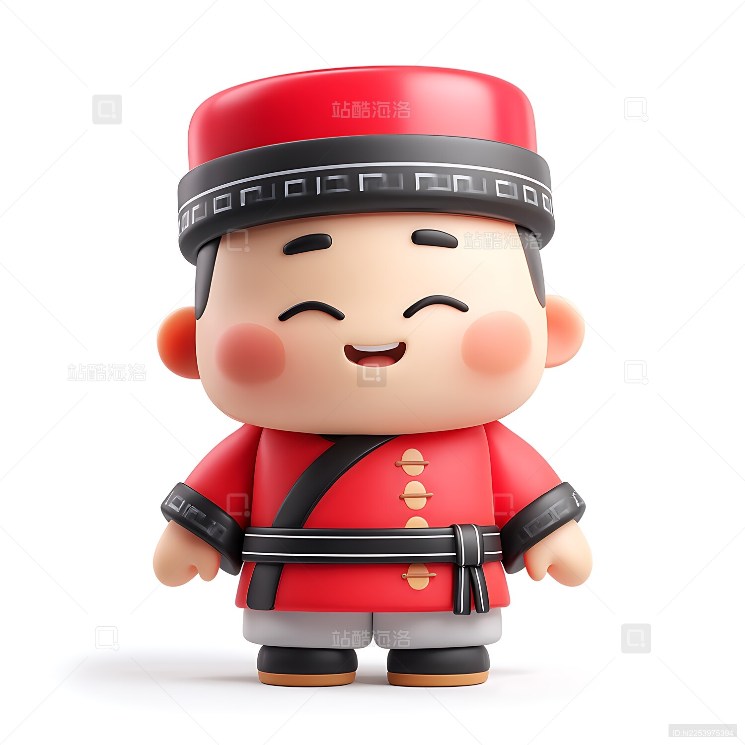 可爱中国风卡通人物