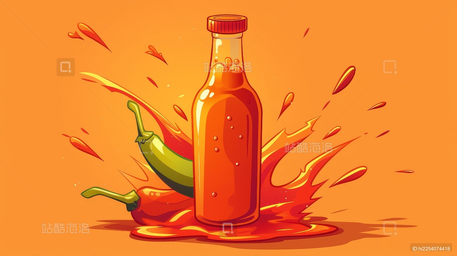 火辣酱汁的味觉冲击