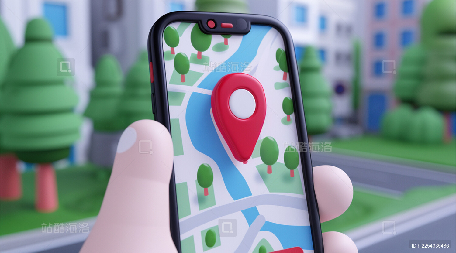 3D手机导航GPS定位banner