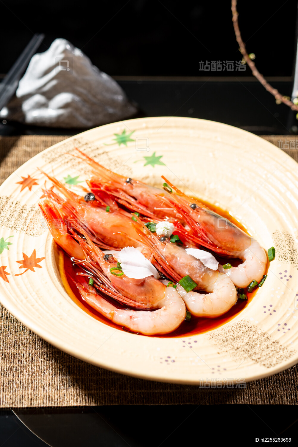 日式酒渍甜虾