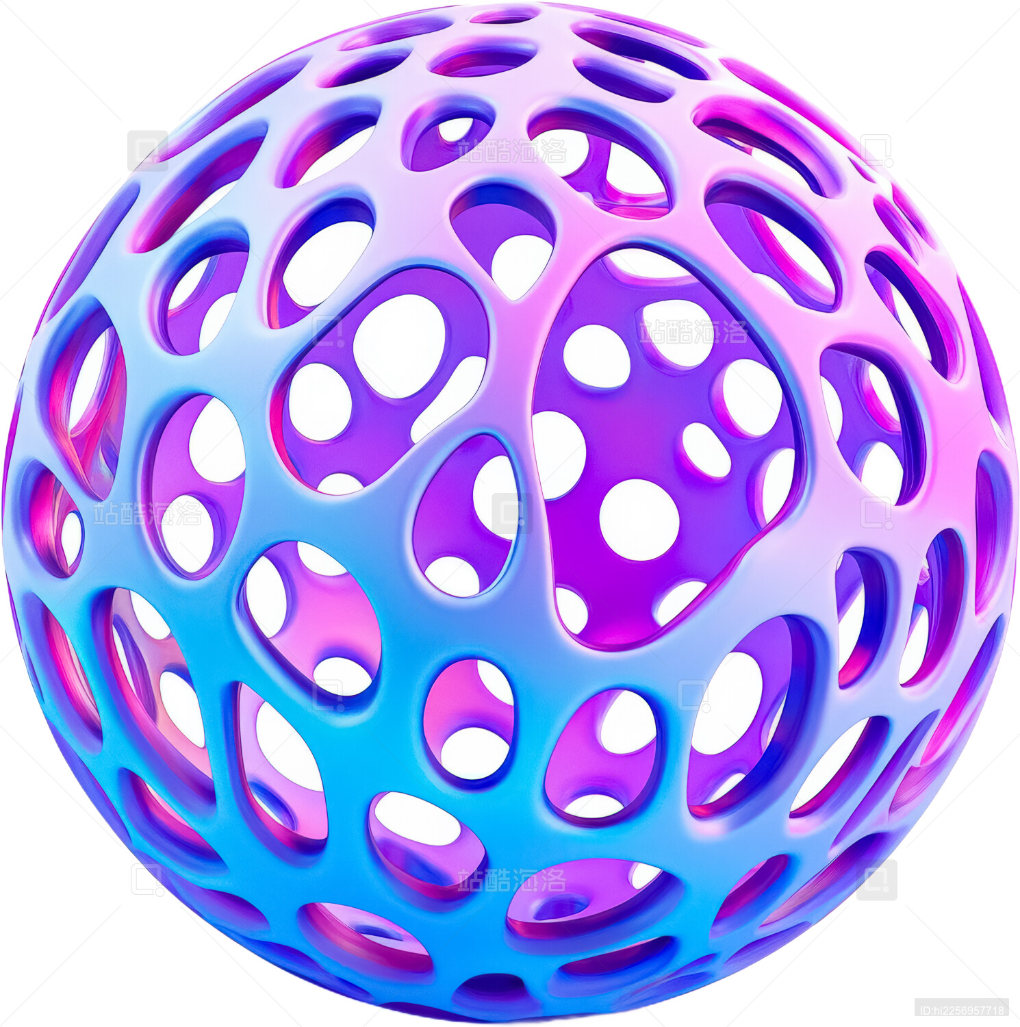 抽象彩色球体设计