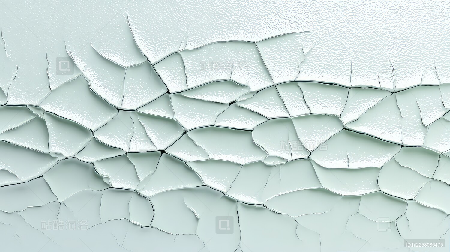 瓷砖表面漆面开裂呈现龟裂纹理