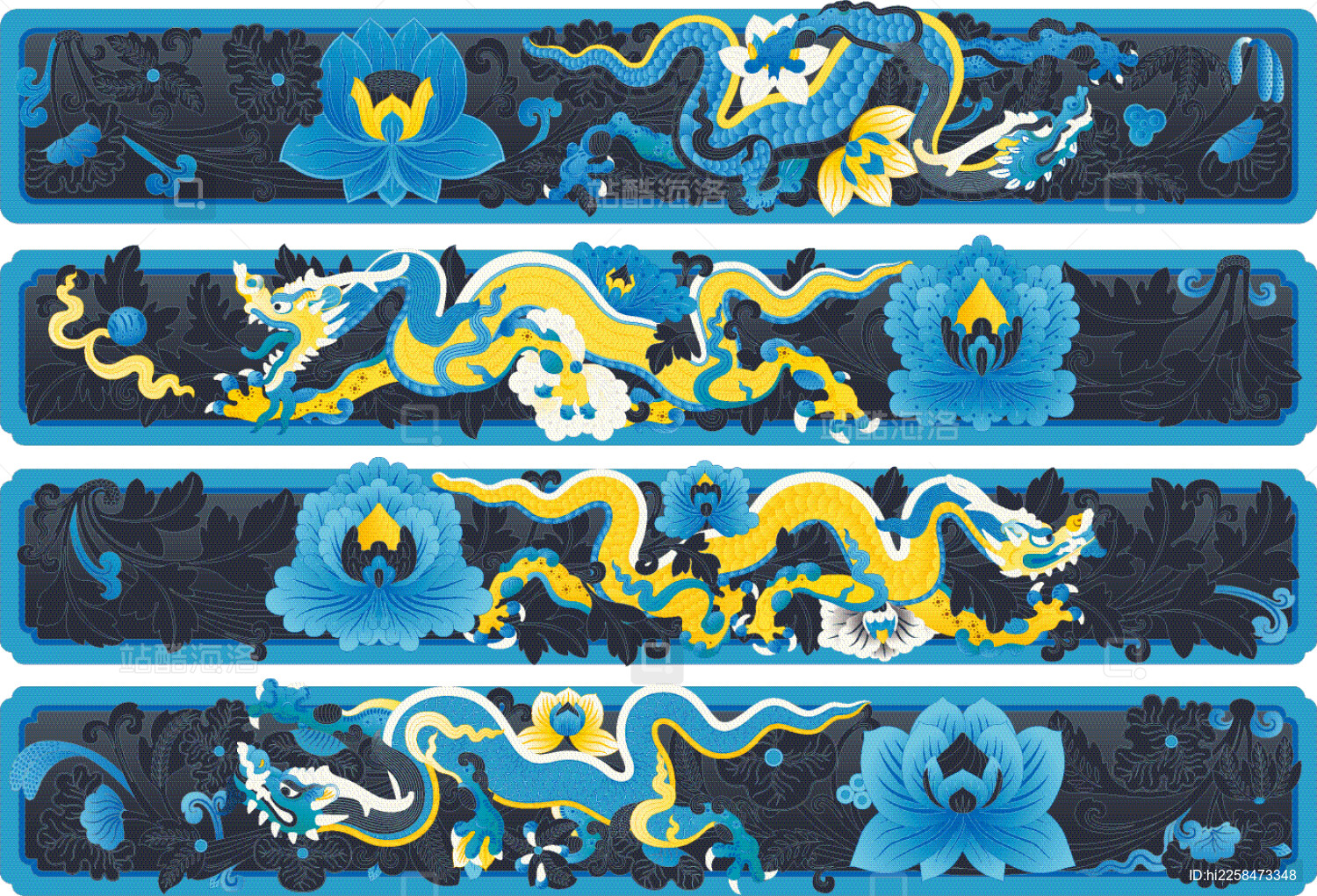 明代山西寺庙屋脊上的龙纹琉璃