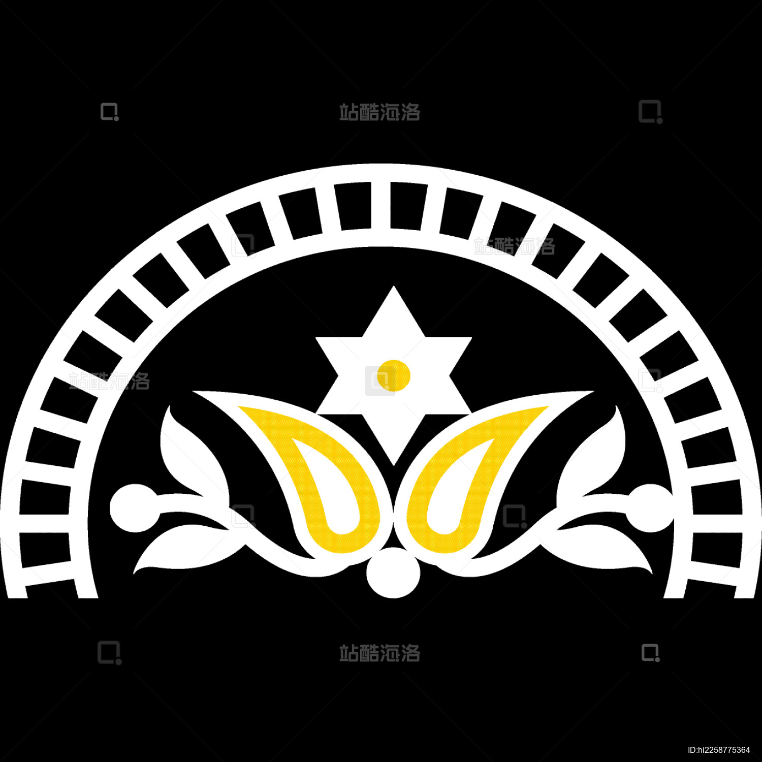 巴旦姆花纹纹样