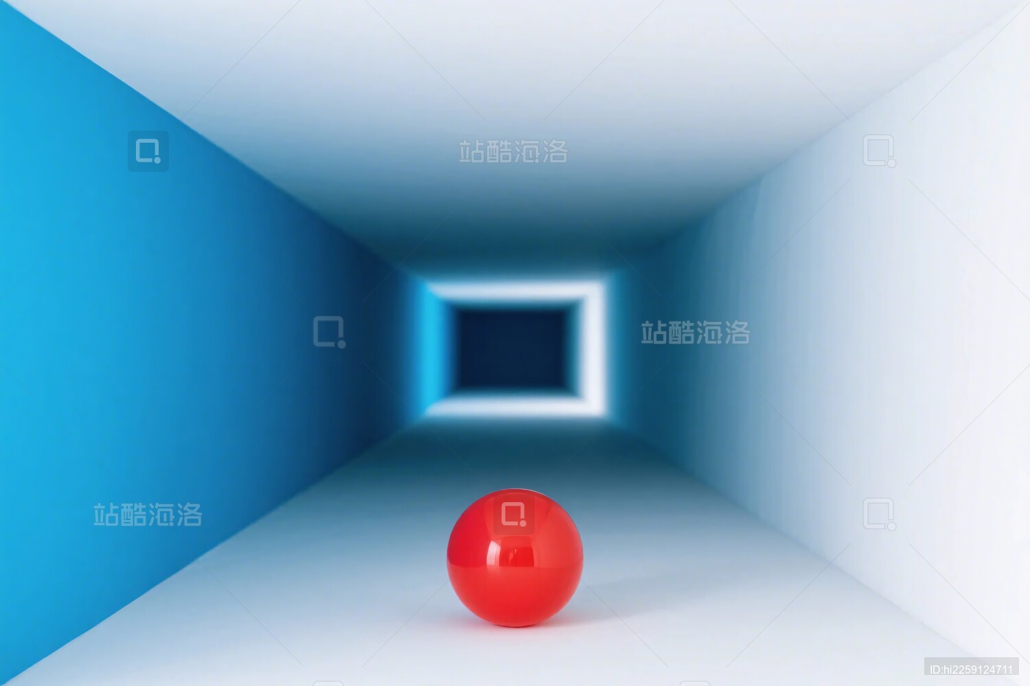隧道红色小球场景