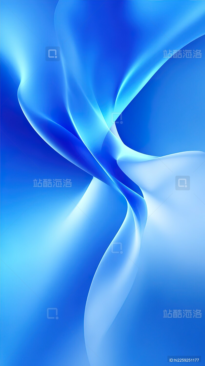 蓝色渐变流动抽象纹理背景