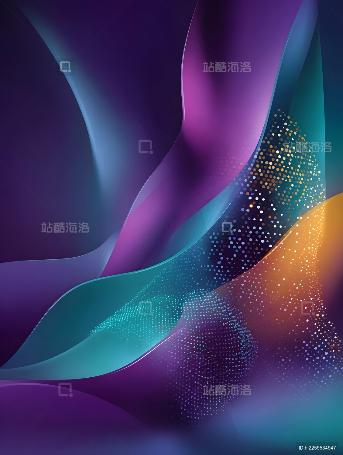 抽象色彩流动