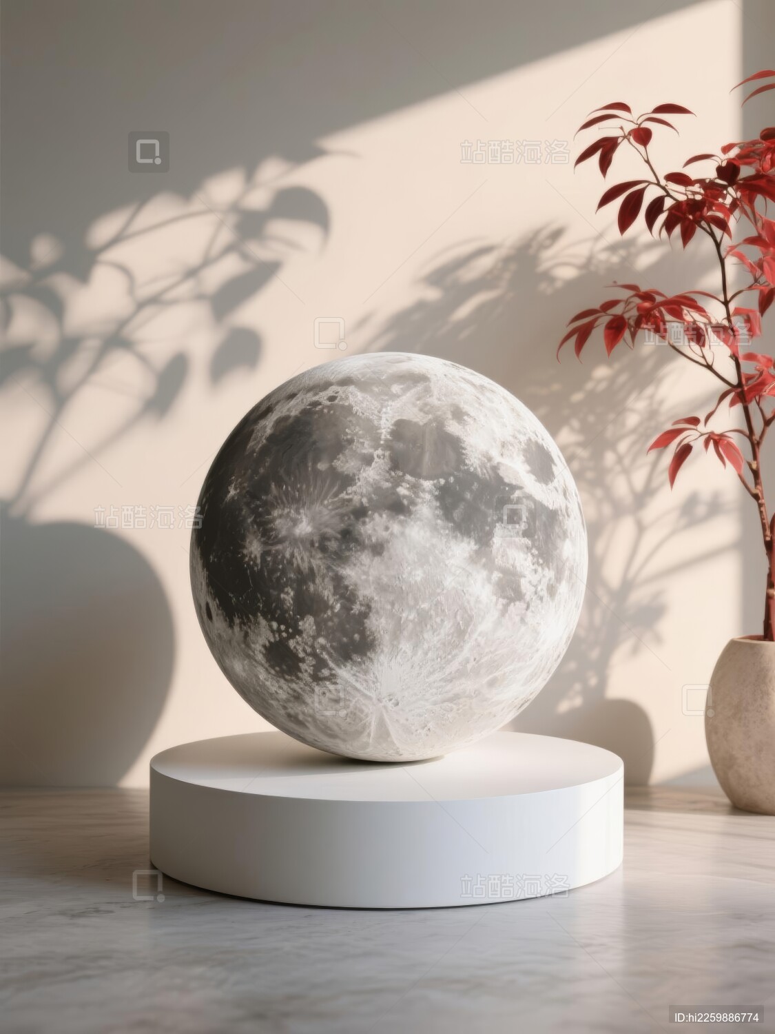 月球模型展览展示场景