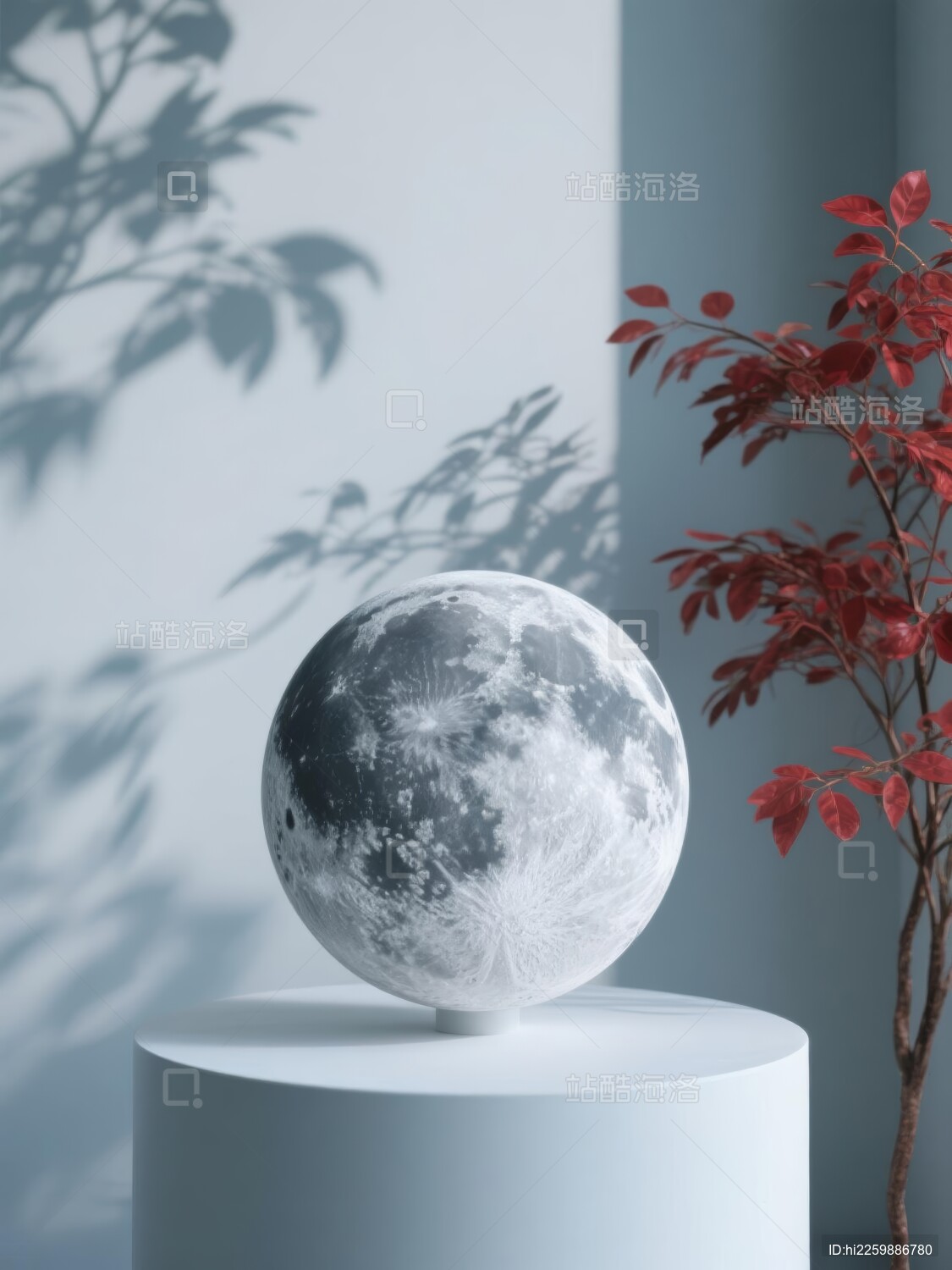 月球模型展览展示场景