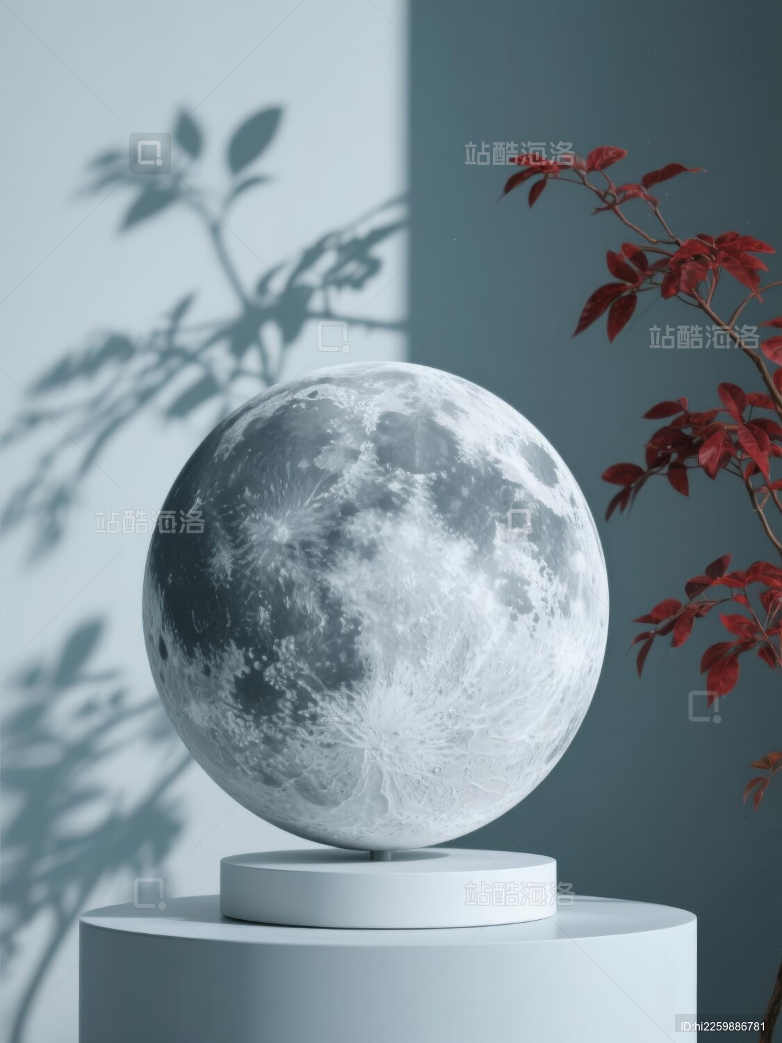 月球模型展览展示场景