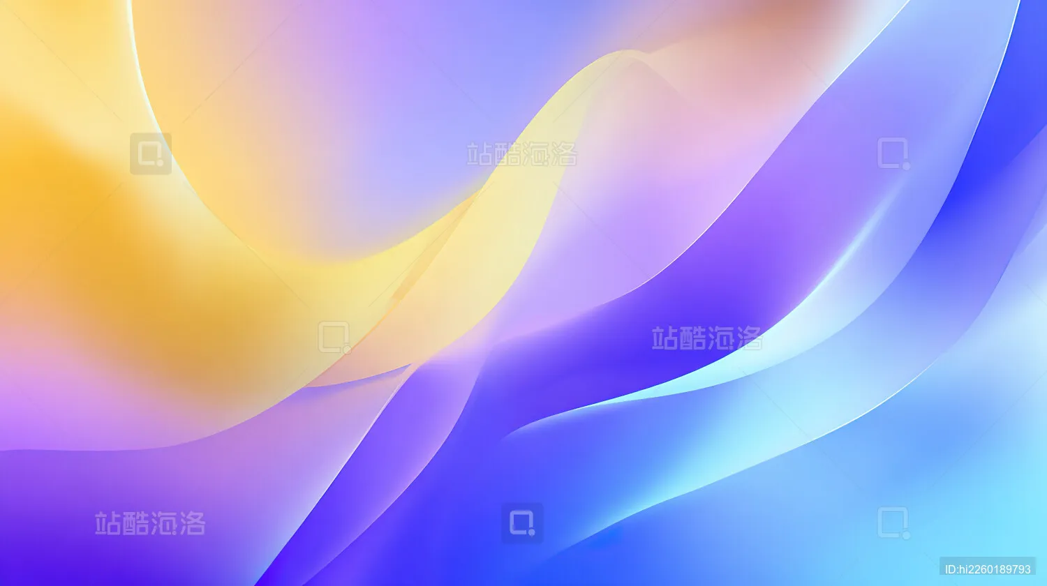 渐变色彩的流动抽象背景