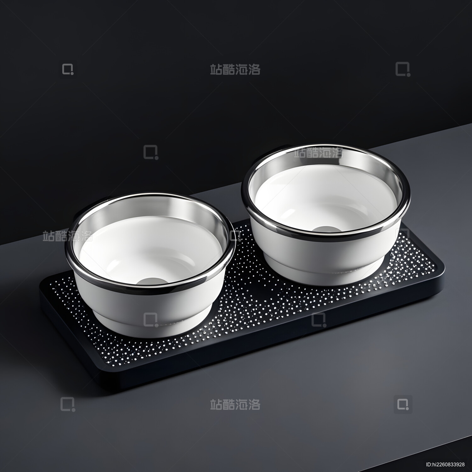 宠物食盆精美摆拍呈现实用造型