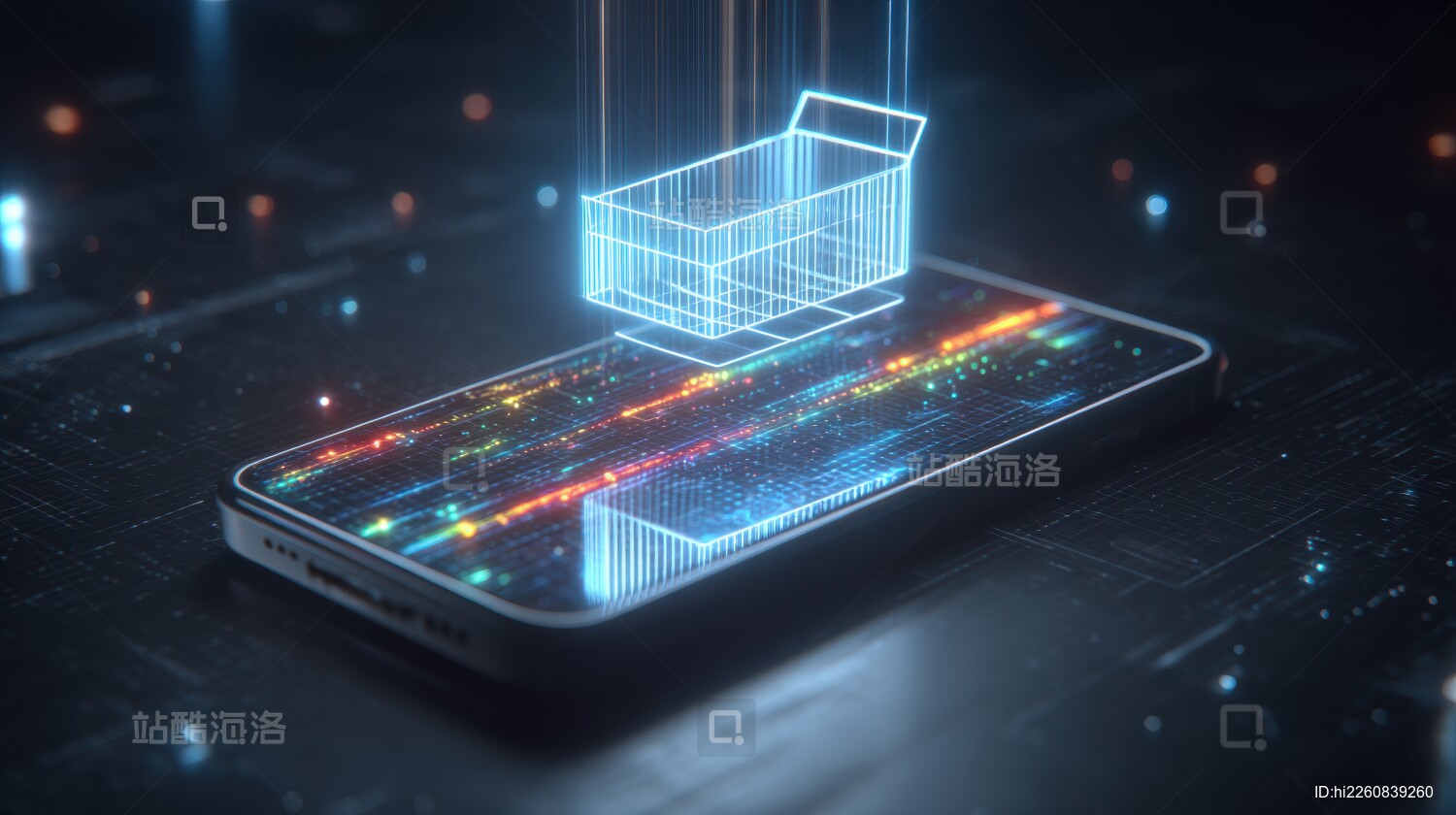 智能手机上的虚拟购物车