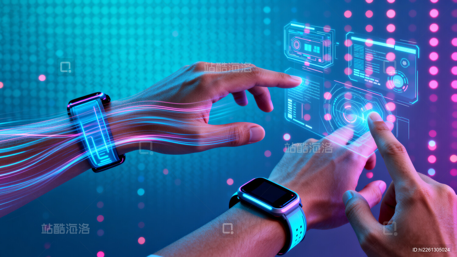 未来科技人机交互界面