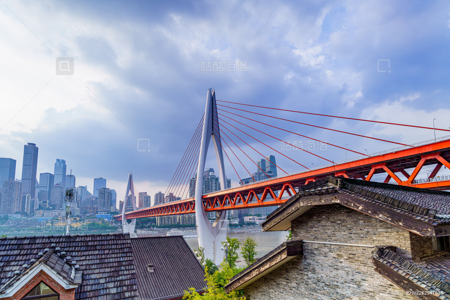 重庆渝中半岛东水门大桥    