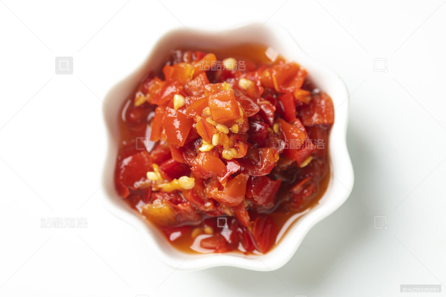 剁椒酱特写
