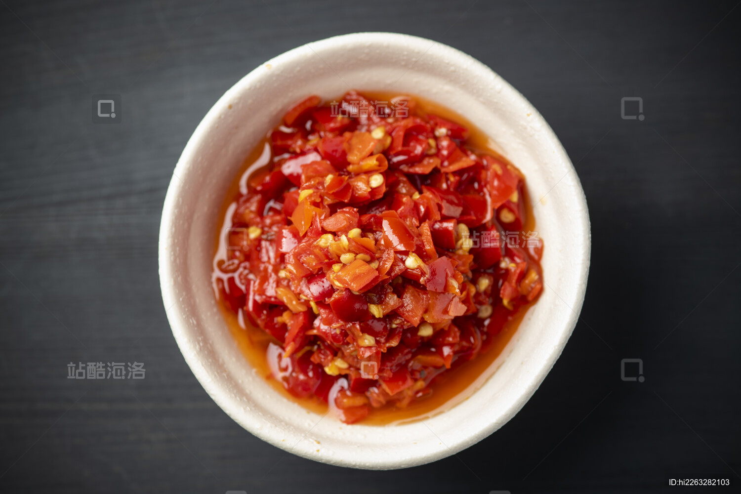 剁椒酱特写