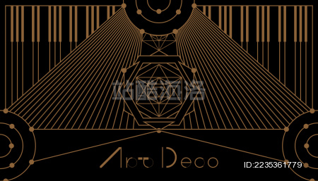 法式artdeco风格海报